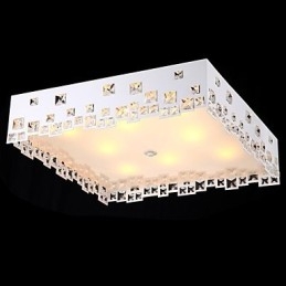 Plafoniera moderna in cristallo a filo 60 cm 8 luci
