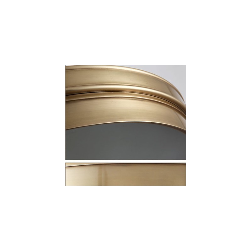 Lampada a filo tradizionale/classica in metallo bronzo con diffusore in vetro bianco, 40 cm