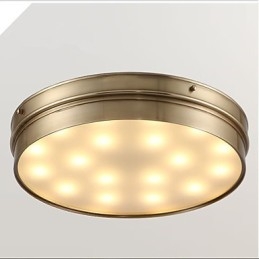 Lampada a filo tradizionale/classica in metallo bronzo con diffusore in vetro bianco, 40 cm