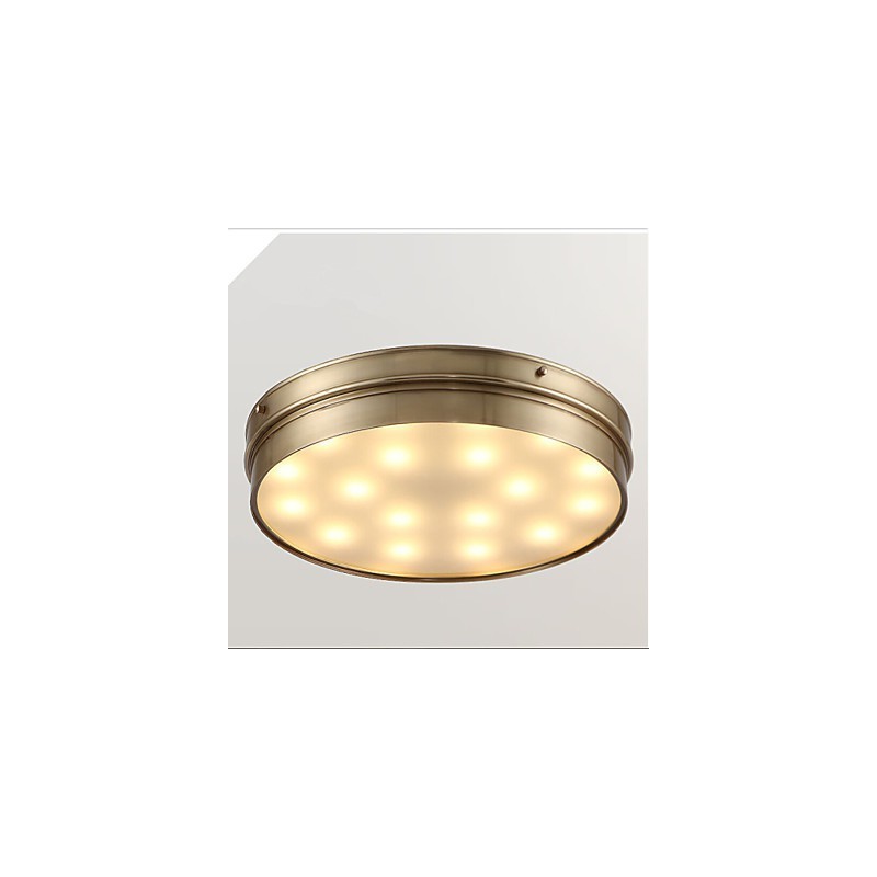 Lampada a filo tradizionale/classica in metallo bronzo con diffusore in vetro bianco, 40 cm