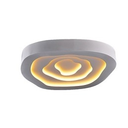 Plafoniera moderna a montaggio a filo con 3 lampadine in acrilico 90W
