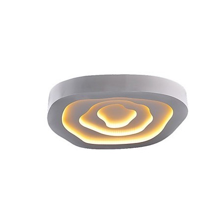 Plafoniera moderna a montaggio a filo con 3 lampadine in acrilico 90W