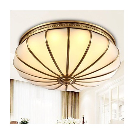 Plafoniera a filo in cristallo e metallo, 3 luci, bianco e multicolore, 40 cm