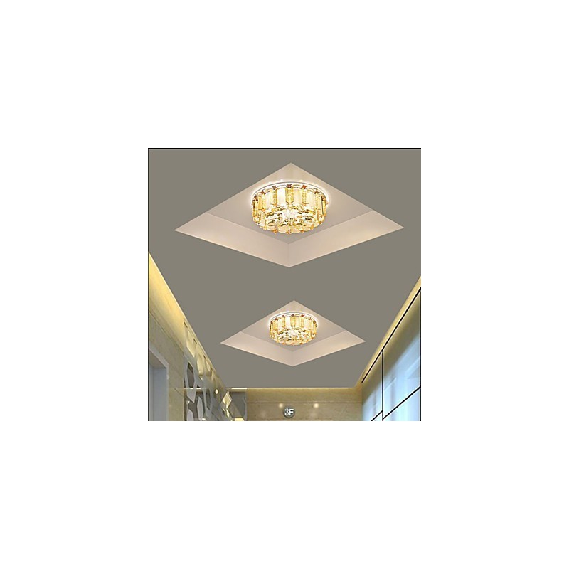 Portico Iamp plafoniera LED integrato 12 W gialla