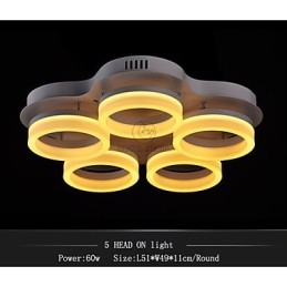 Plafoniera da soffitto in acrilico dal design moderno