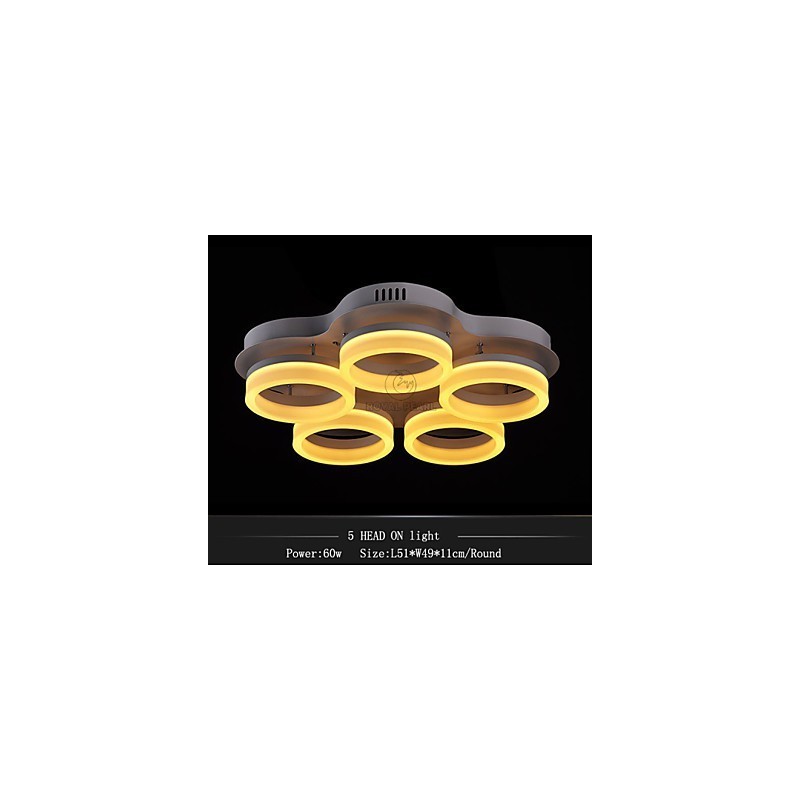 Plafoniera da soffitto in acrilico dal design moderno