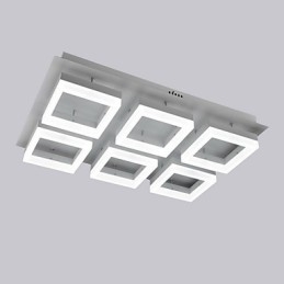 Lampada a sospensione LED 70 W, 50000 h, 3 lampadine, acrilico