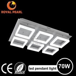 Lampada a sospensione LED 70 W, 50000 h, 3 lampadine, acrilico