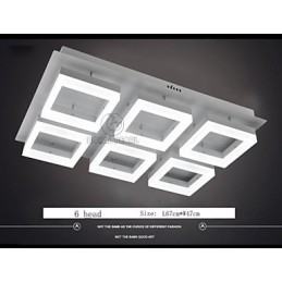 Lampada a sospensione LED 70 W, 50000 h, 3 lampadine, acrilico