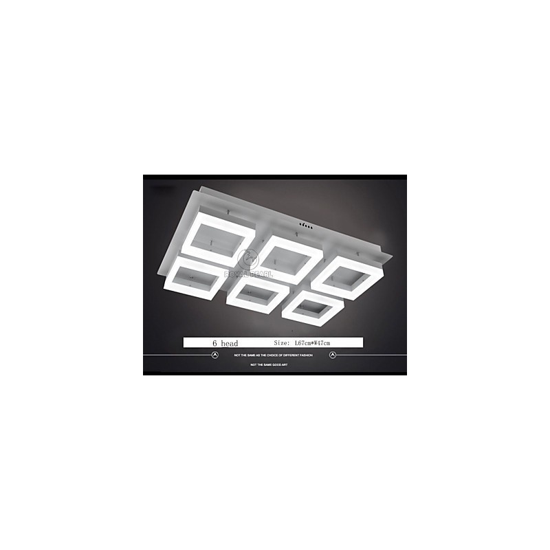 Lampada a sospensione LED 70 W, 50000 h, 3 lampadine, acrilico