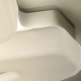 Plafoniera a filo moderna bianca luce bianca calda