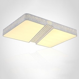 Plafoniera a filo moderna contemporanea in metallo bianco 3 luci LED integrato