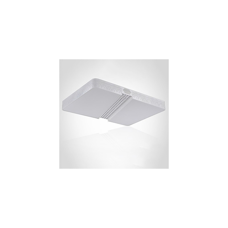 Plafoniera a filo moderna contemporanea in metallo bianco 3 luci LED integrato