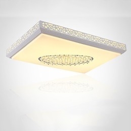 Plafoniera a filo moderna contemporanea in metallo bianco LED integrato 95 cm