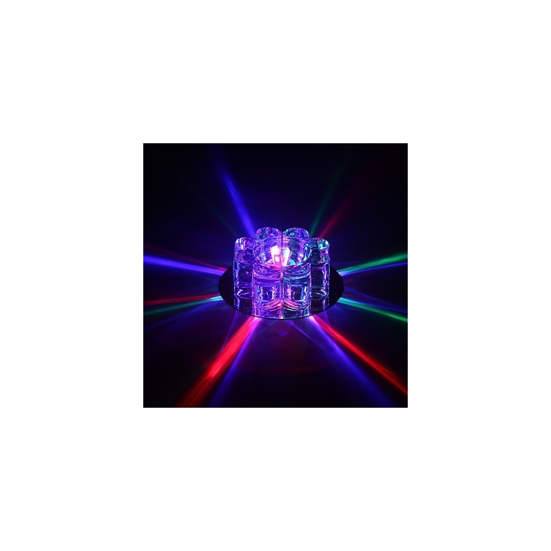 Plafoniera a filo LED integrato in cristallo trasparente 5 W
