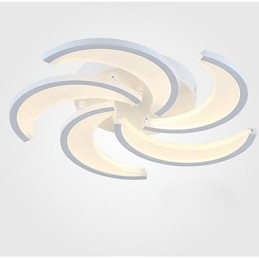 Lampadario a filo LED moderno a 3 livelli in acrilico 80 mm x 520 mm
