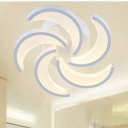 Lampadario a filo LED moderno a 3 livelli in acrilico 80 mm x 520 mm