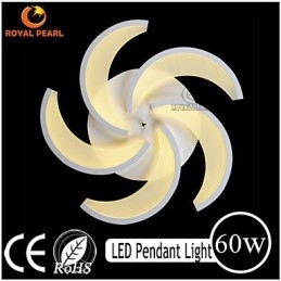 Lampadario a filo LED moderno a 3 livelli in acrilico 80 mm x 520 mm