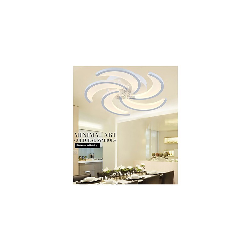 Lampadario a filo LED moderno a 3 livelli in acrilico 80 mm x 520 mm