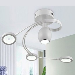Lampada a sospensione moderna in acrilico 25 x 60 cm, 3 lampadine incluse