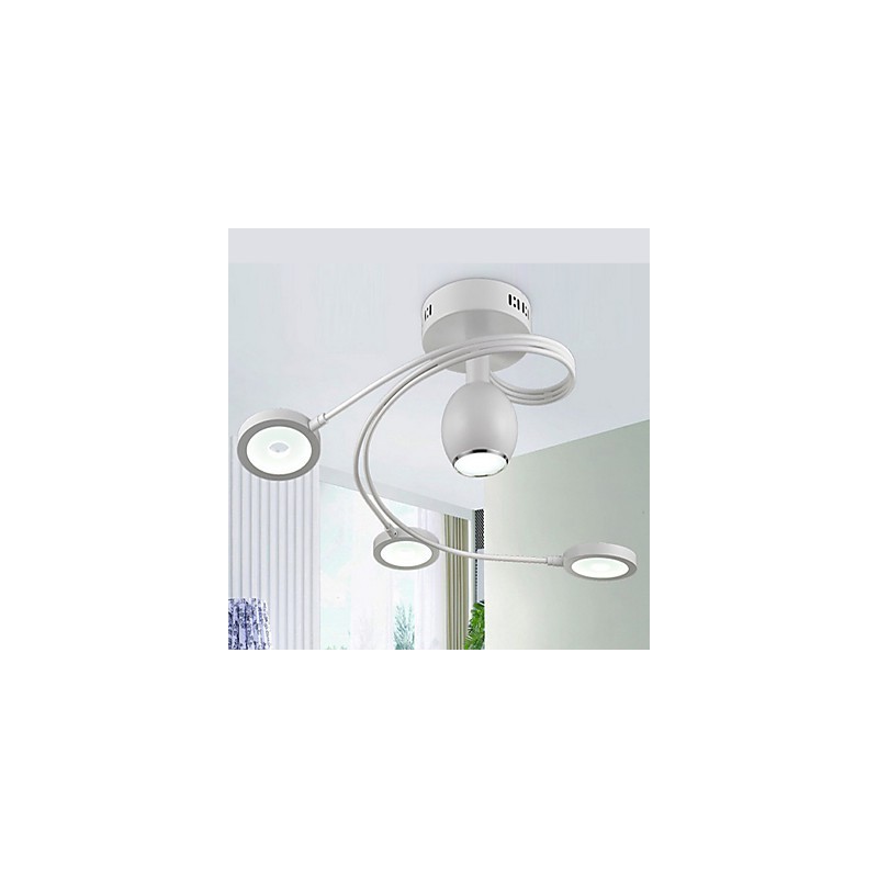 Lampada a sospensione moderna in acrilico 25 x 60 cm, 3 lampadine incluse