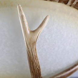 Lampadario a soffitto retrò mini in resina e vetro 40 cm