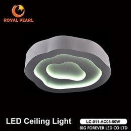 Plafoniera a filo LED moderna in acrilico con 3 lampadine