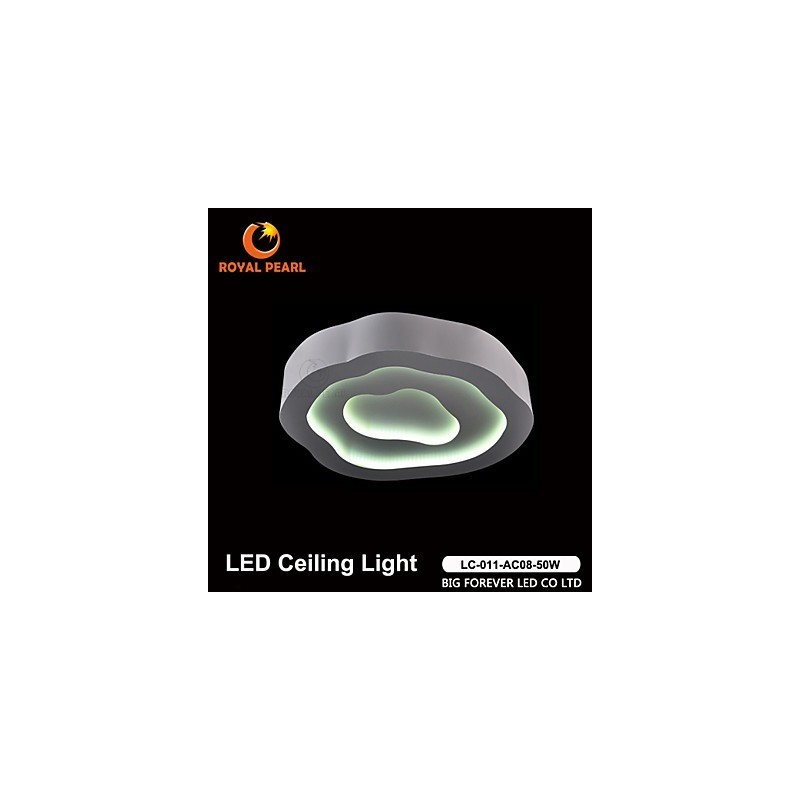 Plafoniera a filo LED moderna in acrilico con 3 lampadine