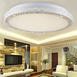 Plafoniera a filo LED moderna in metallo bianco