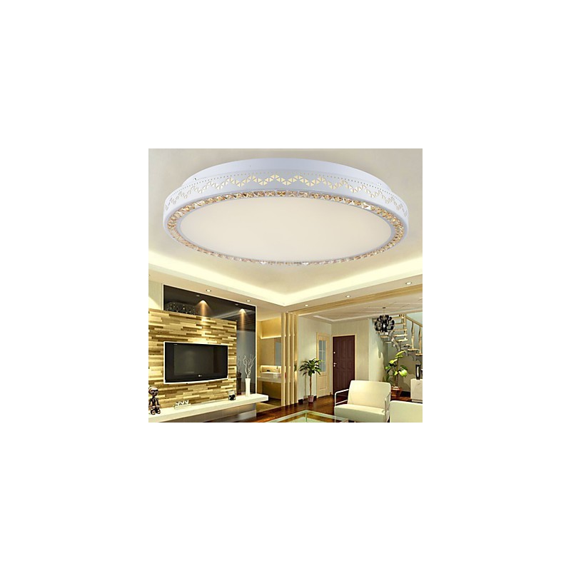 Plafoniera a filo LED moderna in metallo bianco