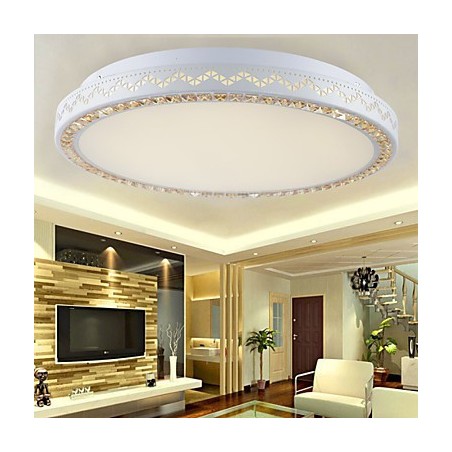 Plafoniera a filo LED moderna in metallo bianco
