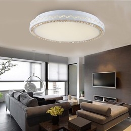 Plafoniera a filo LED moderna in metallo bianco