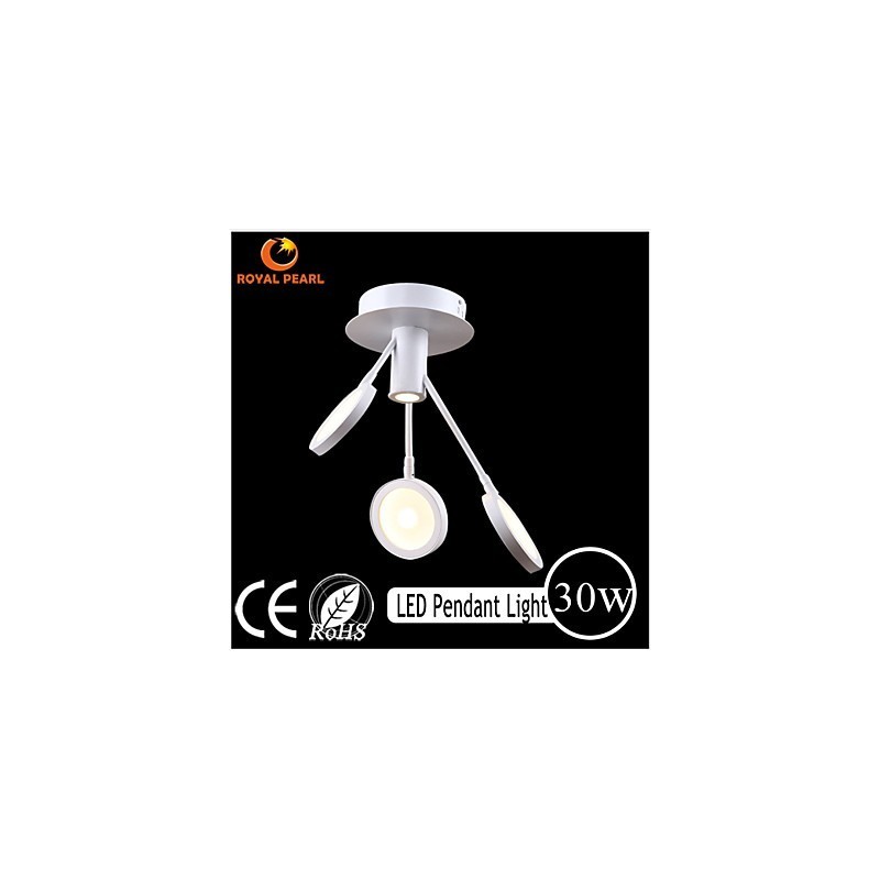 Lampada a sospensione LED moderna 3 luci in acrilico