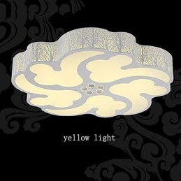 Plafoniera a filo LED moderna in metallo bianco 3 lampadine 66 cm