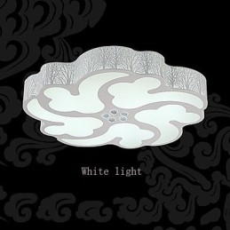 Plafoniera a filo LED moderna in metallo bianco 3 lampadine 66 cm