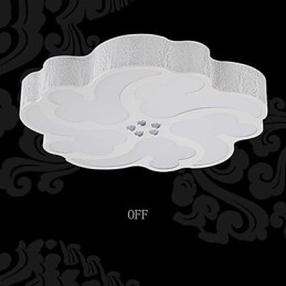 Plafoniera a filo LED moderna in metallo bianco 3 lampadine 66 cm
