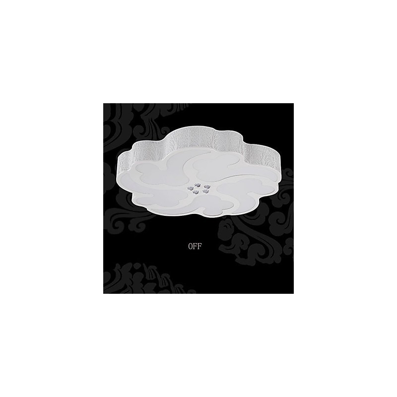 Plafoniera a filo LED moderna in metallo bianco 3 lampadine 66 cm