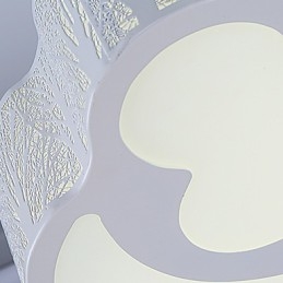 Plafoniera a filo LED moderna in metallo bianco 3 lampadine 66 cm