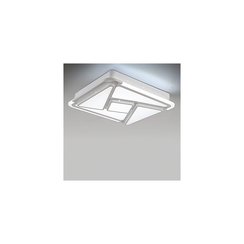 Plafoniera a filo LED moderna in metallo bianco 53 cm