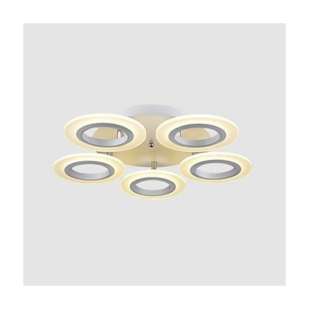 Lampada a sospensione LED moderna in acrilico circolare 45W 3 lampadine