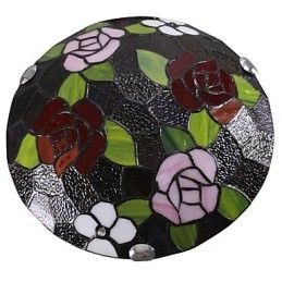 Plafoniera a filo per bambini rosa 50 cm