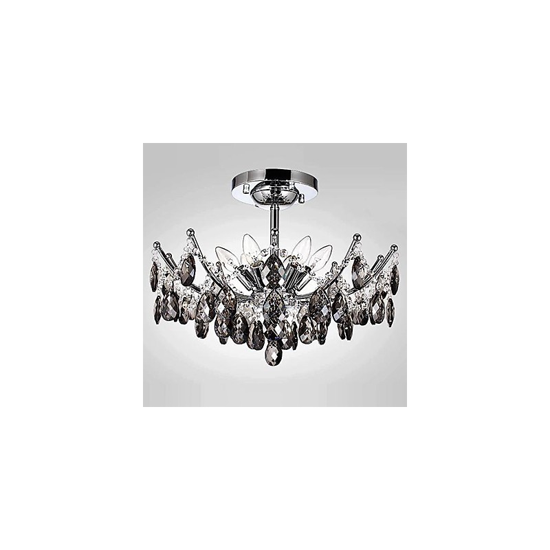 Lampadario moderno in cristallo 6 luci