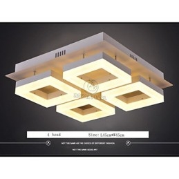 Lampada a sospensione moderna in acrilico con 3 lampadine