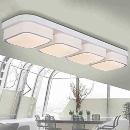 Plafoniera a filo moderna contemporanea in metallo LED integrato 6W