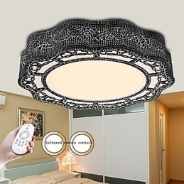 Plafoniera a filo moderna in metallo LED integrato