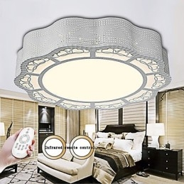 Plafoniera a filo moderna in metallo LED integrato