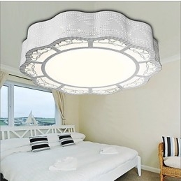 Plafoniera a filo moderna in metallo LED integrato