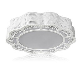 Plafoniera a filo moderna in metallo LED integrato
