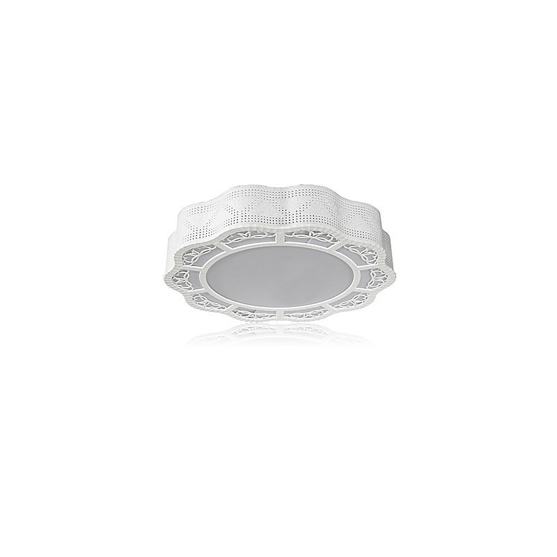 Plafoniera a filo moderna in metallo LED integrato