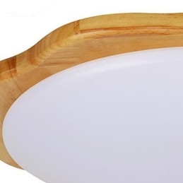 Plafoniera a filo tradizionale/classica in legno e bambù